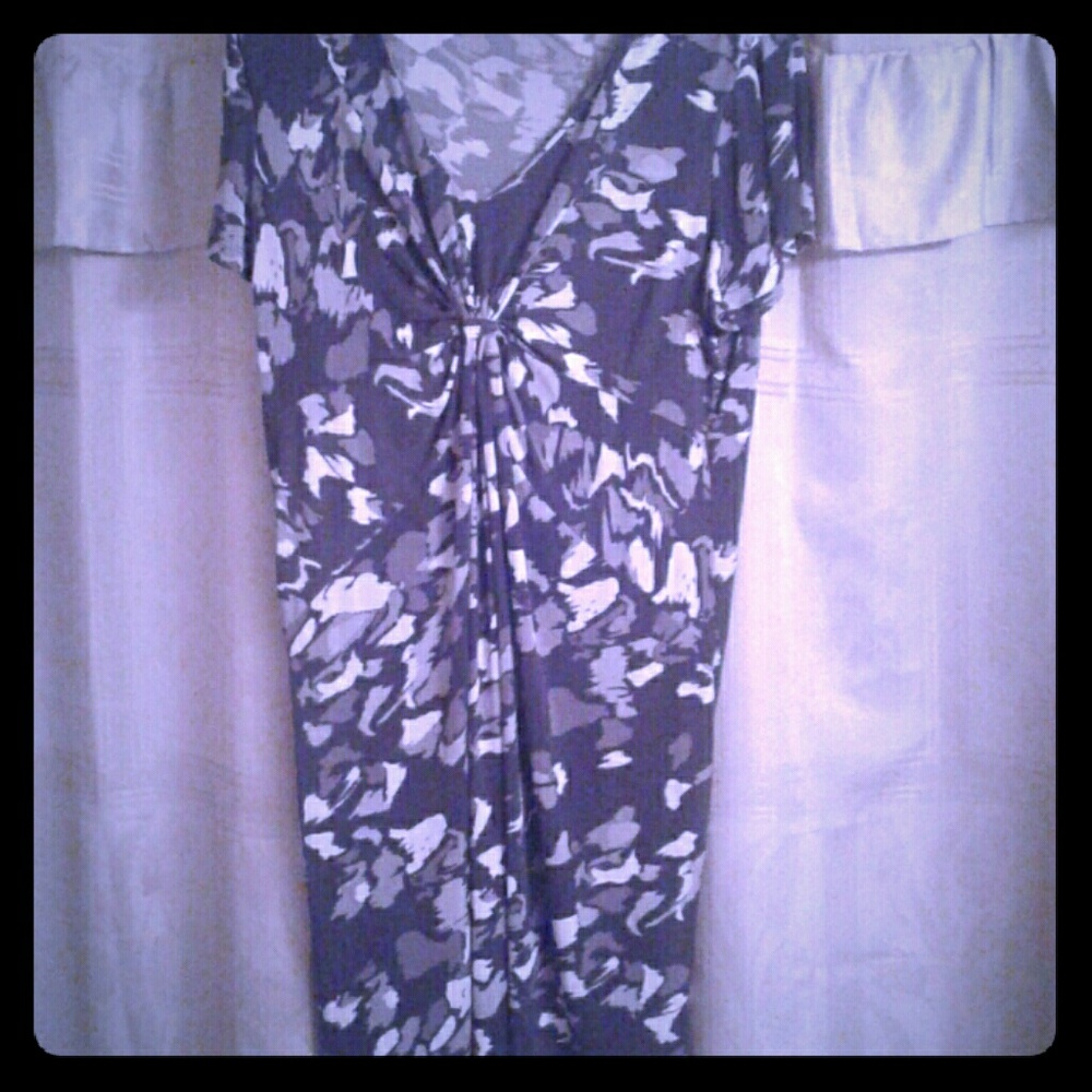 Black and grey dress